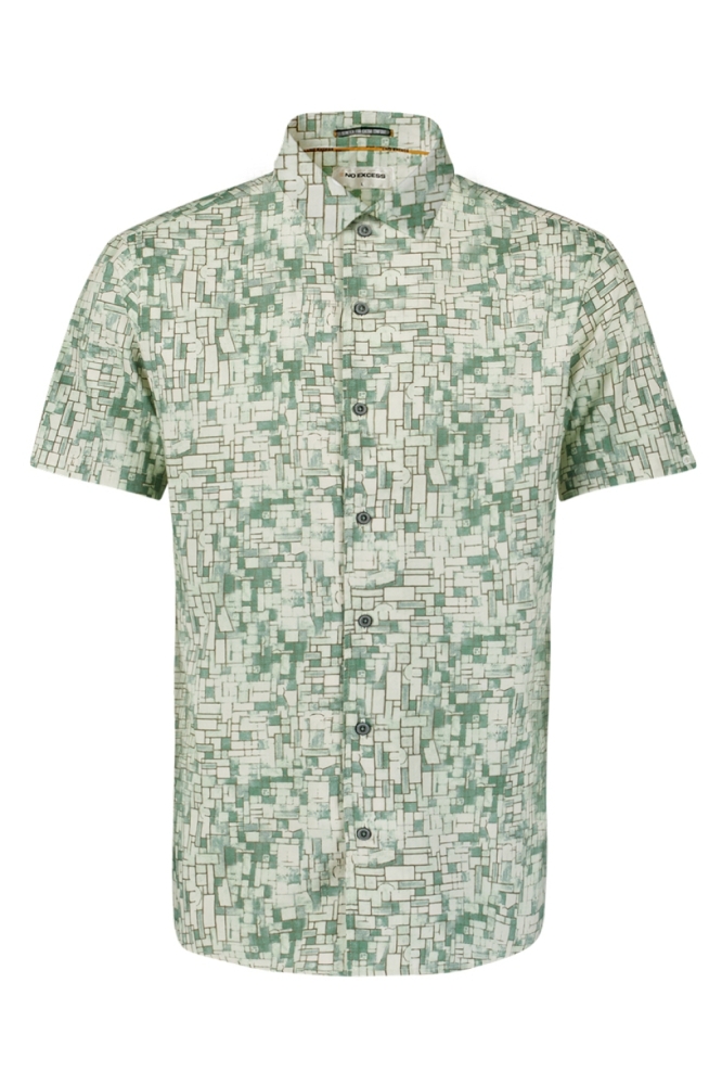 OVERHEMD MET GRAFISCH PATROON 27440391 050 GREEN